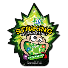 STRIKING POPPING CANDY 15G APPLE