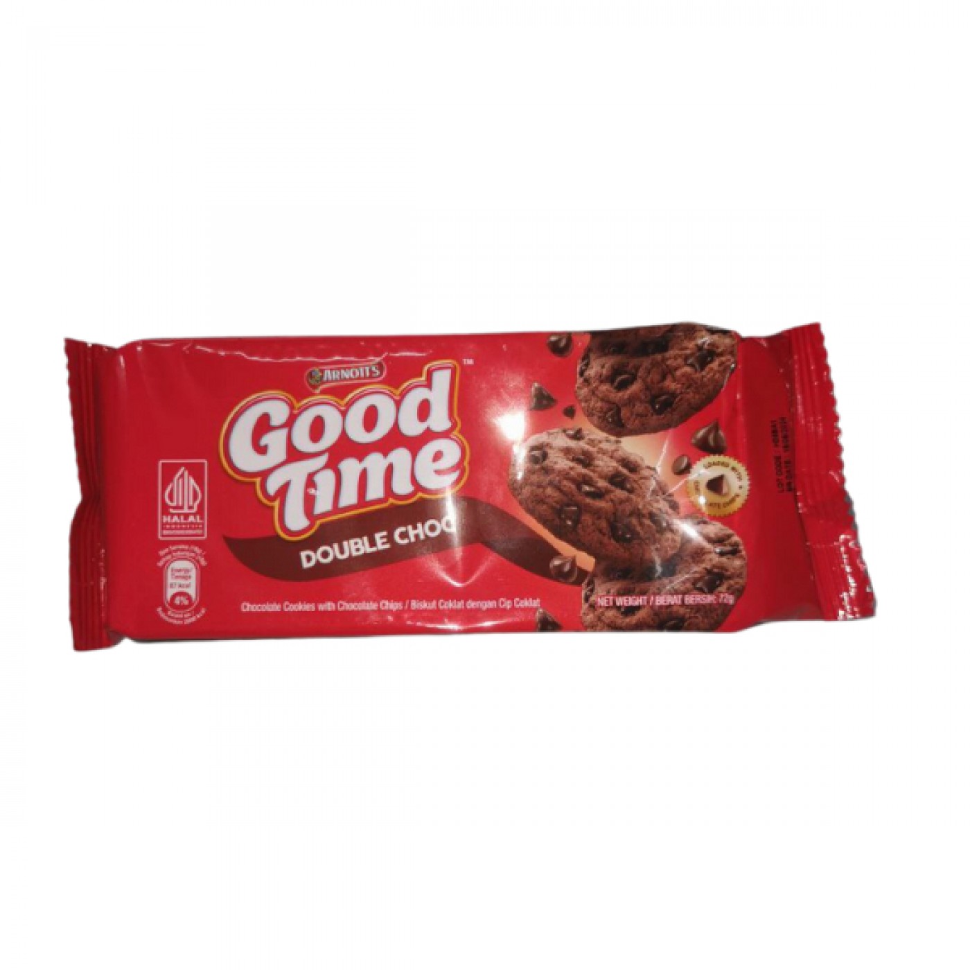 GOOD TIME DOUBLE CHOCOCHIPS COOKIES 72G