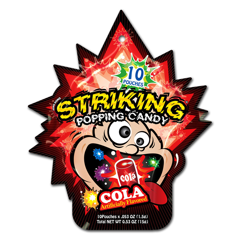 STRIKING POPPING CANDY 15G COLA