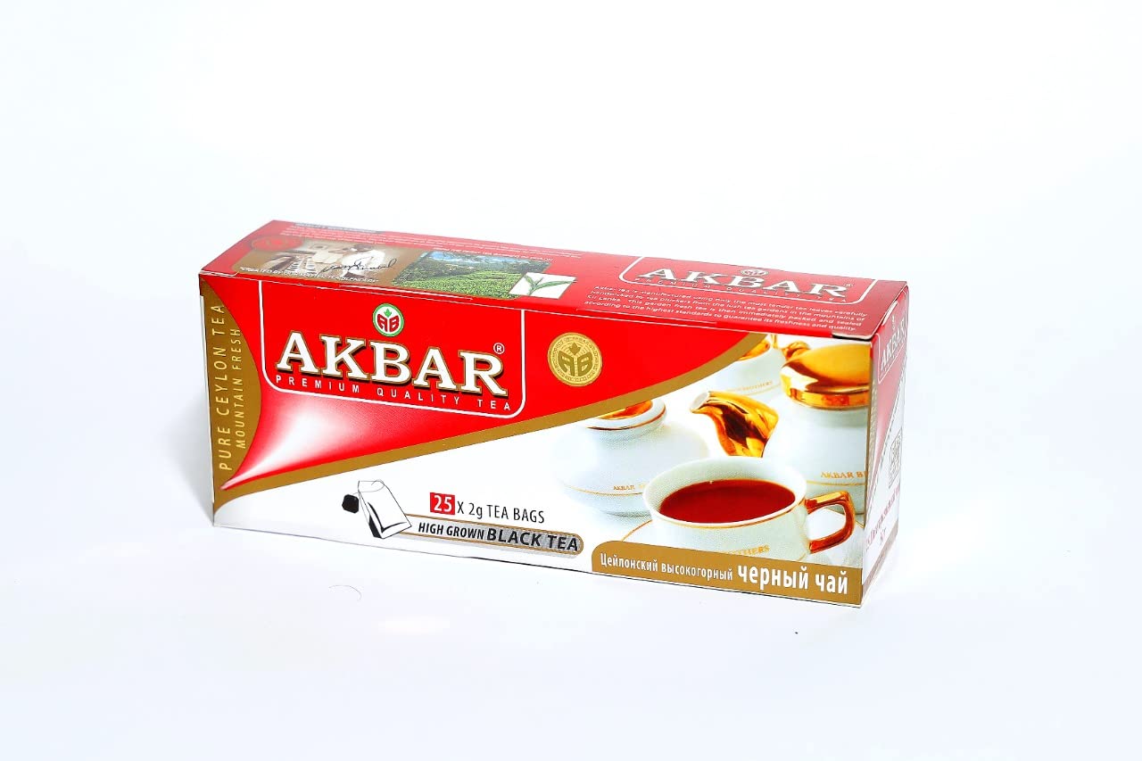 AKBAR (R&W) BLACK TEA 25'S