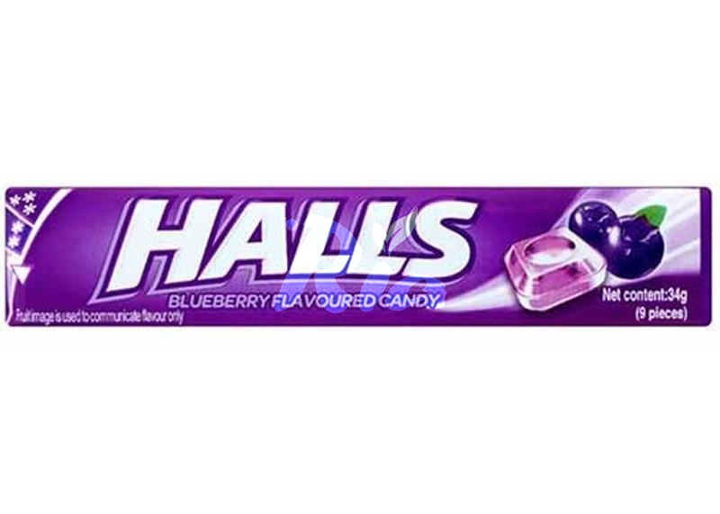 HALLS 34G-BLUEBERRY