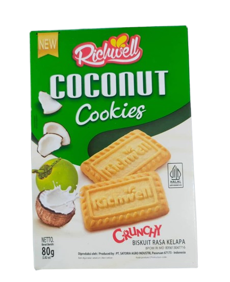 RICHWELL COOKIES 80G COCONUT