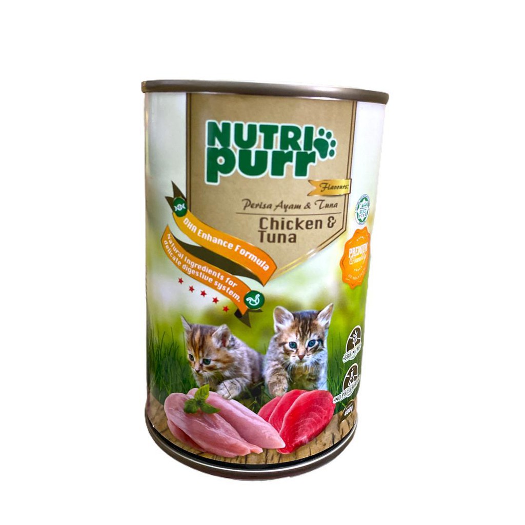 NUTRI PURR CAN 400G CHIC&TUNA