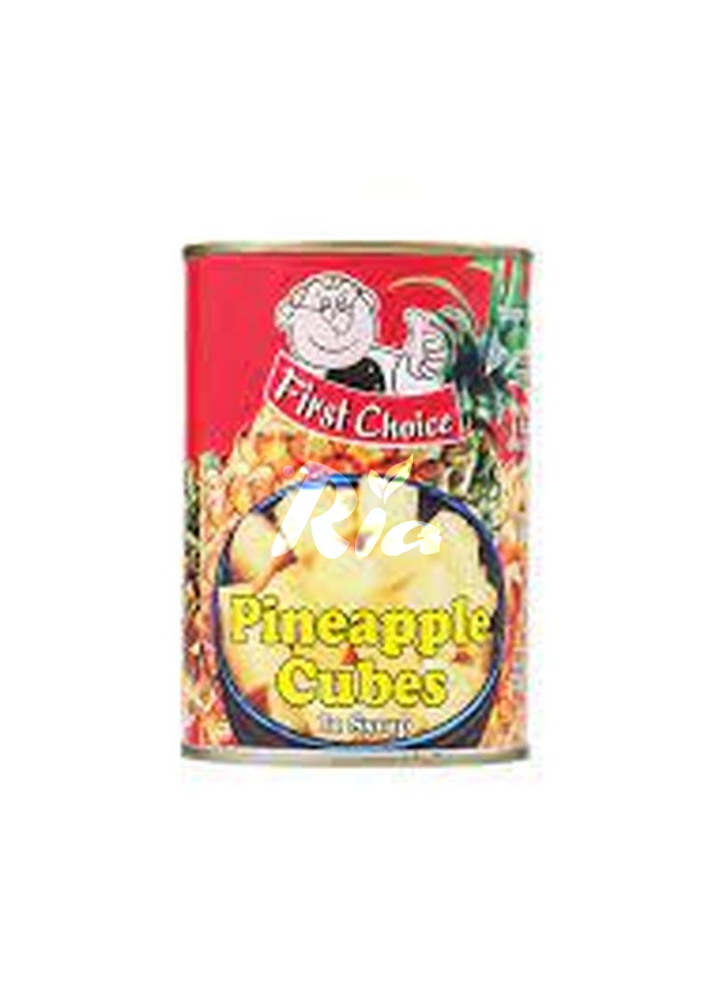FIRST CHOICE PINEAPPLE CUBES 565G