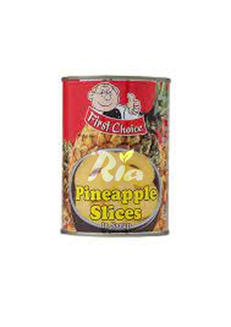 FIRST CHOICE PINEAPPLE SLICES 565G
