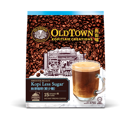 OLD TOWN 3IN1 15S SMOOTH ROAST COFFEE LESS SUGAR