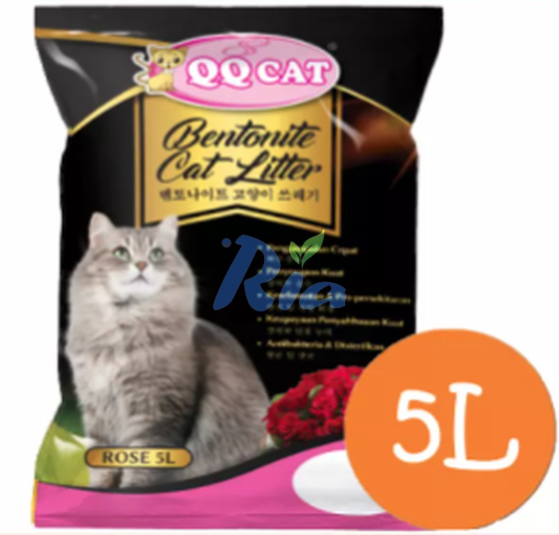 QQ CAT LITTER 5L ROSE