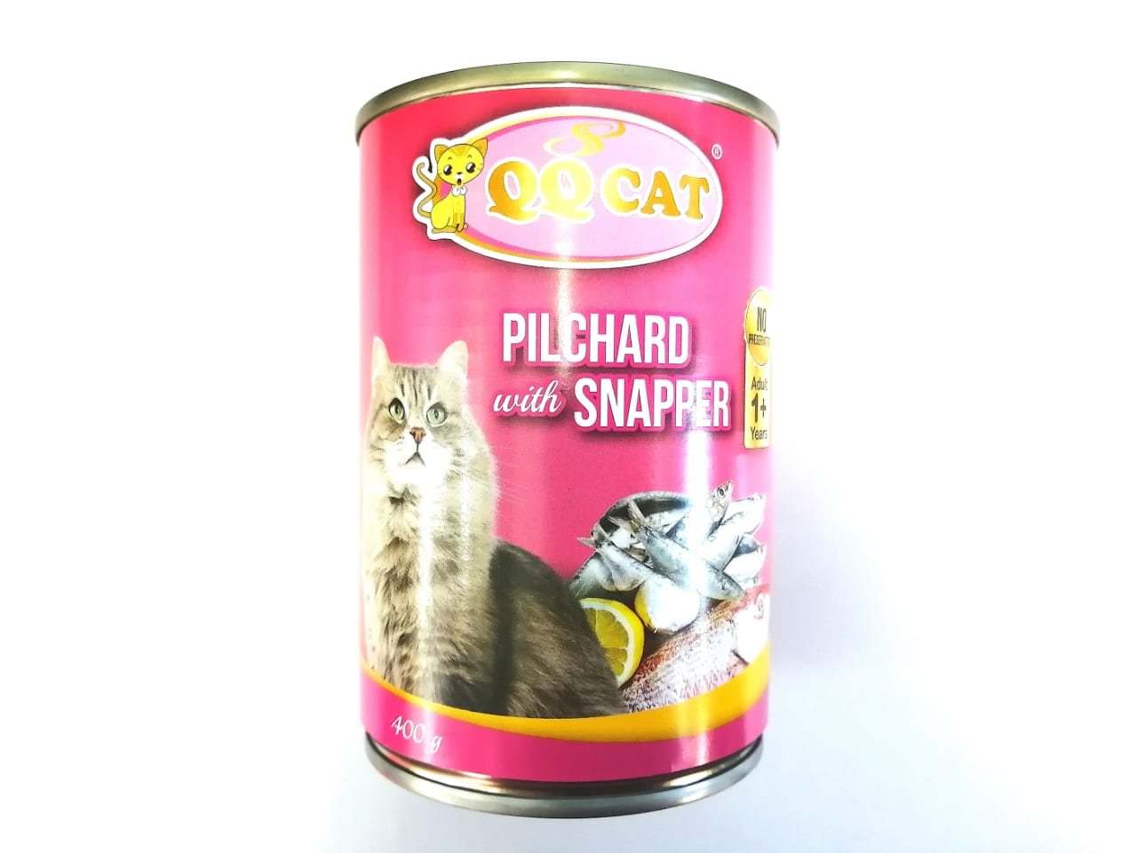 QQ CAT 400G PILCHARD WITH SNAPPER