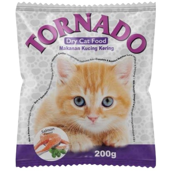 TORNADO CAT FOOD 200G SALMON