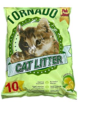 TORNADO CAT LITTER 10L LEMON
