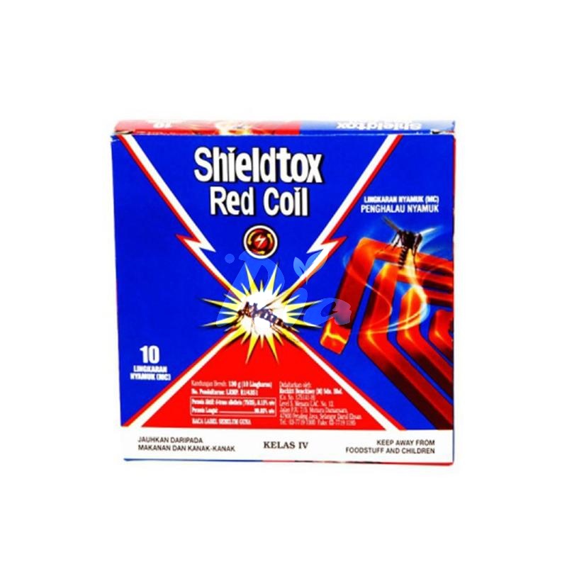 SHIELDTOX COIL HEXA RED 10'S