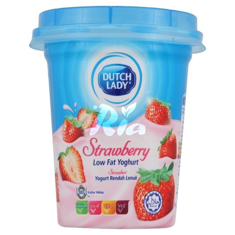 Dutch Lady Yoghurt 140G Strawberry