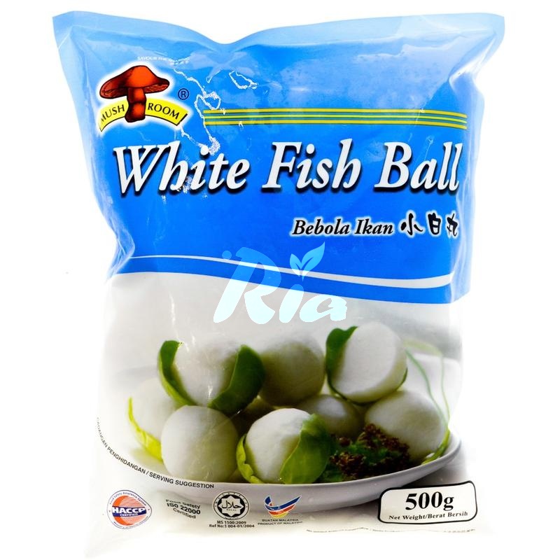 MUSHROOM 500G WHITE FISH BALL SMALL